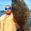 Jose Solis of Conroe TX nabbed this nice flounder while fishing live shrimp