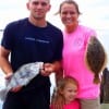 The Russell Family of Beaumont TX took this nice flounder and drum on shrimp
