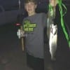 Army BassMaster Ian McPhearson of The Woodlands TX waded the surf with dad to catch this impressive speck on an M-52 MirrOlure