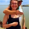 Cleveland TX anglerette Jessica Lail fished shrimp to take this nice keeper speck