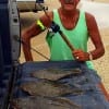 Finessing a Bekley Gulp tailgated these nice flounder to 20inches- informed Henri Fontenot of Rollover
