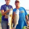 Fishin buds Cody Lukey and Wase Beard of Winnie TX took these two nice slot reds on finger mullet
