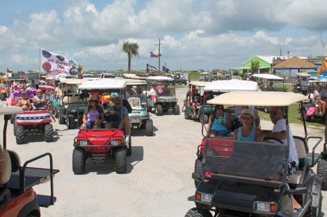 The 2013 Golf Cart Poker Run raised over $8,000 to purchase school supplies for local children.
