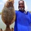 Ricky Johnson of Tulsa OK took this nice flounder on live shad