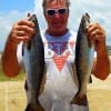 Rollover angler Chuck Meyers fished T-28s for these two nice specks