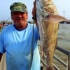 Willis TX angler Steeling Tatro caught and released this large 32inch black drum he took on shrimp