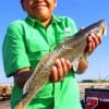 David Alvarez of Houston took this nice speck while fishing a finger mullet