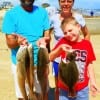 The Ellingsen family of Huffman TX wrangled up these redfish and flounder while wading Rollover Bay- SUPPER'S ON US THEY SAY!!!