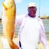 Thomas Mosley of 44 TX took this nice 25 inch slot red on a finger mullet