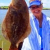 Cheryl Daniels of Cypress TX took this nice flounder on squid