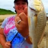 Golden Croaker and shrimp jumped on Frances Mcintyre's rod for supper-- EVERYONE'S INVITED!!!