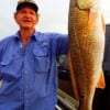 Huffman TX angler Ron Pullum took this nice 26inch slot red on a finger mullet
