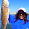 Jewell Adams of Houston landed this nice 27inch slot red while fishing shrimp