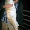 Karla Reyes of Clear Lake TX caught and released this huge bull red she took while night fishing with finger mullet