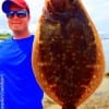 Midland TX angler Chris Knott fished a Berkley Gulp for the very first time to catch this nice flounder
