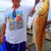Mike Bieler of Baytown TX took this nice 27inch slot red on shrimp