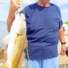 Richard Mousner of Navasota TX fished a finger mullet to catch this 28inch slot red
