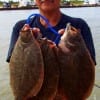 Beaumont Angler George Bryan saddled up these nice flounder for supper- ALL INVITED