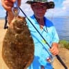 Berkely Gulp was the enticement for this flounder that Michael Mathis of Houston caught