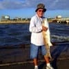 Bobby Garcia reeled in this tagger Bull Red while fishing a finger mullet