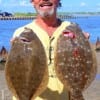 Both these flounder hit a Berkely Gulp- informed Stuart Yates of Briarcliff TX
