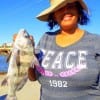 Cheresa Hogan of Houston caught this nice keeper eater drum on shrimp