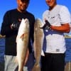 Fishin buds Chris Gomez and Al Lopez took these two nice 24inch slot reds on shrimp