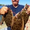 High Islander Joe Anders fished finger mullet to nab these nice flounder