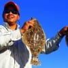 Houston Chronicle Angler Robert Aquirrie nabbed these nice flounder on Berkely Gulp