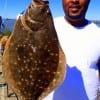 Houston angler Sterling Radford Jr landed this nice flounder while fishing a finger mullet