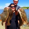 J. And Sandra Beckman of Houston nabbed these nice flounder on Gulp