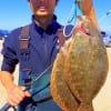 Kai He of Houston waded rollover bay with Berkely Gulp for these nice flounder