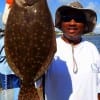 Karl Dever of Houston managed to nab this nice flounder on a finger mullet