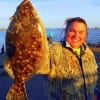 Lacey Bunday of Magnolia TX took this nice 18inch flounder on a Berkely Gulp
