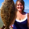 Nicole Sumrall of Kingwood TX took this nice flounder on a finger mullet