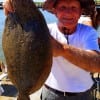 Nineteen inches informed Huey Singleton of Winnie TX telling of catching this near doormat flounder on a finger mullet