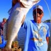 Rollover Angler Henri Fontenot was working a Gulp for flounder but instead pulled out this 25inch PLUM of a speckled trout