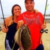 Bay waders Amy Hoffmeister and Jason Harding fished Berkley Gulp to catch their limit of flounder