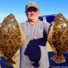 Darryl Dykes of Zavala TX took his November limit of flounder on Berkley Gulp and live shrimp