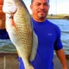 Eli Peralta of Humble TX took this HUGE 17inch golden croaker on live shrimp