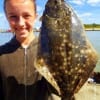 Fort Worth anglerette Madison Schultz managed to catch her very first flounder on a finger mullet