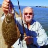 Houston angler Jon Scurtu took this nice flounder on Berkley Gulp