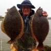 Houston angler Michael Mathis landed these two nice flounder on Berkley Gulp