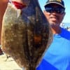 Houstonian Karl Dever nabbed this nice flounder on Berkely Gulp