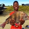 Jaylin Lowery of Pearland TX nabbed this nice 20inch sheepshead he took on live shrimp