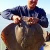 Juan Cobos of Houston tangled with this estimated 35lb Ray and WON! Congrats Juan