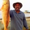 Ken Lavan of Humble caught this nice 27inch slot red while fishing with a finger mullet
