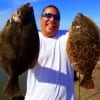 Lee Button of Houston took these two nice flounder on shrimp