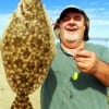 My VERY first flounder smiled Earl Vaughn of Euless TX after catching it on a finger mullet