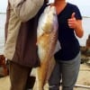 PaPa Bob Goodman proudly showing off his Daughter's 37 inch Birthday redfish